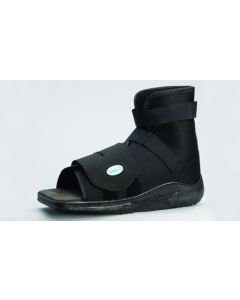 Slimline Cast Boot  Black Square-Toe  Adult Small